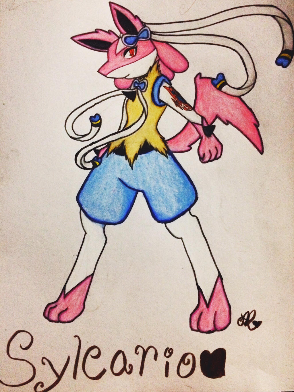 Sylveon and lucario Fusion 