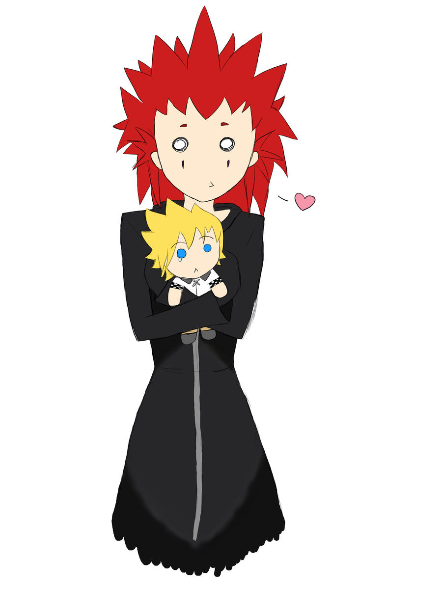 axel and roxas plushie