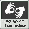 (Intermediate) Sign Language Level Stamp by imakocoa on DeviantArt