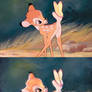 Bambi paint over frame thing