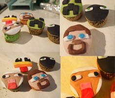 Minecraft cupcakes