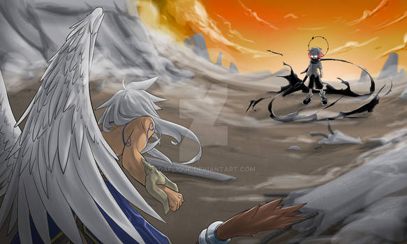 By~ne VS Chrono battle scene 01