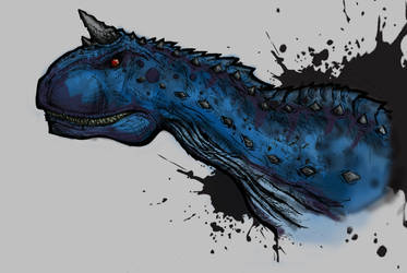 Carnotaurus / azul