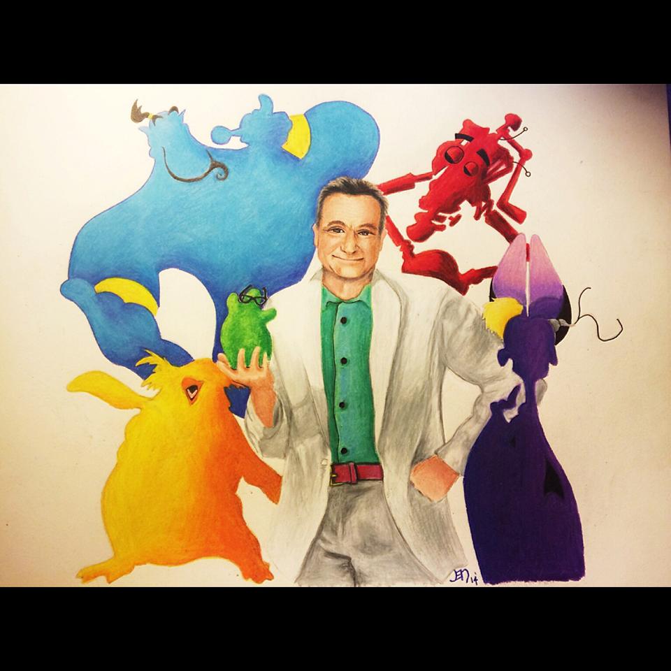 Robin Williams Animated Characters Tribute