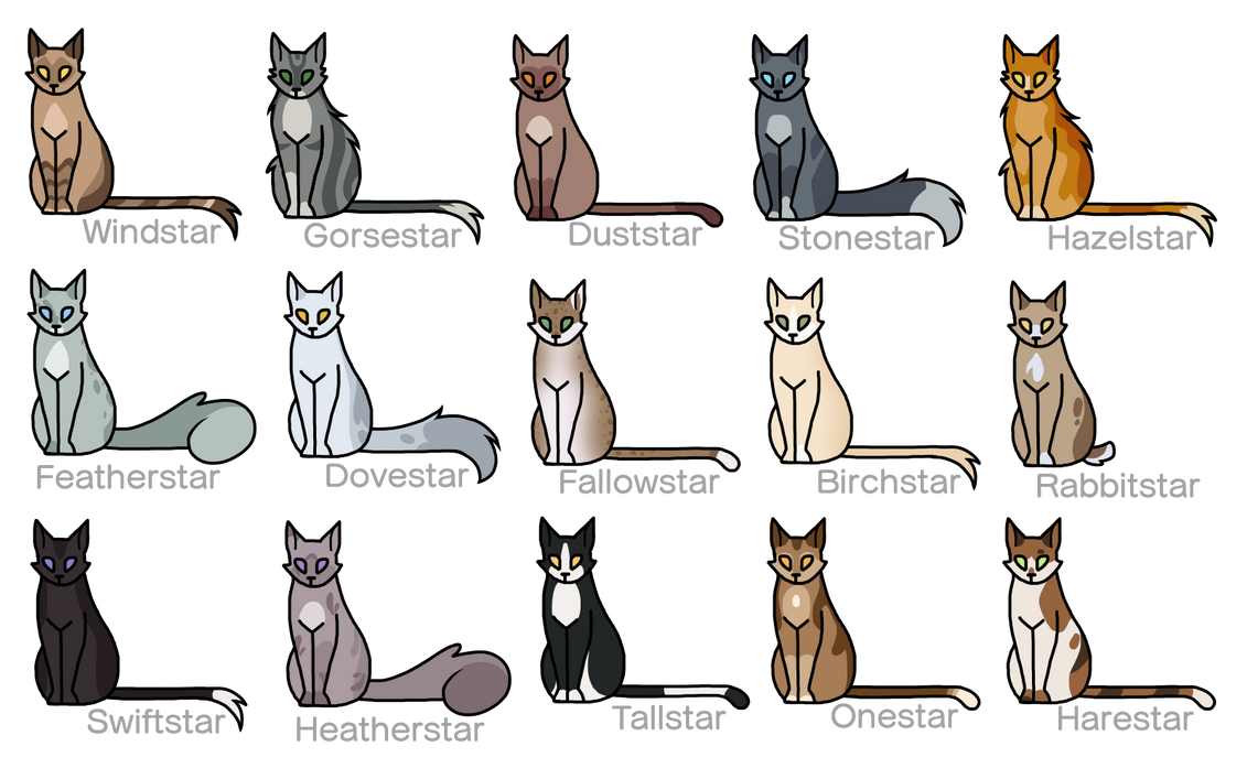 WindClan Leaders By Monochrome sunsets On DeviantArt windclan-leaders-by-monochrome-sunsets-on-deviantart