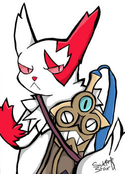 Zangoose+Honedge Digital Ver