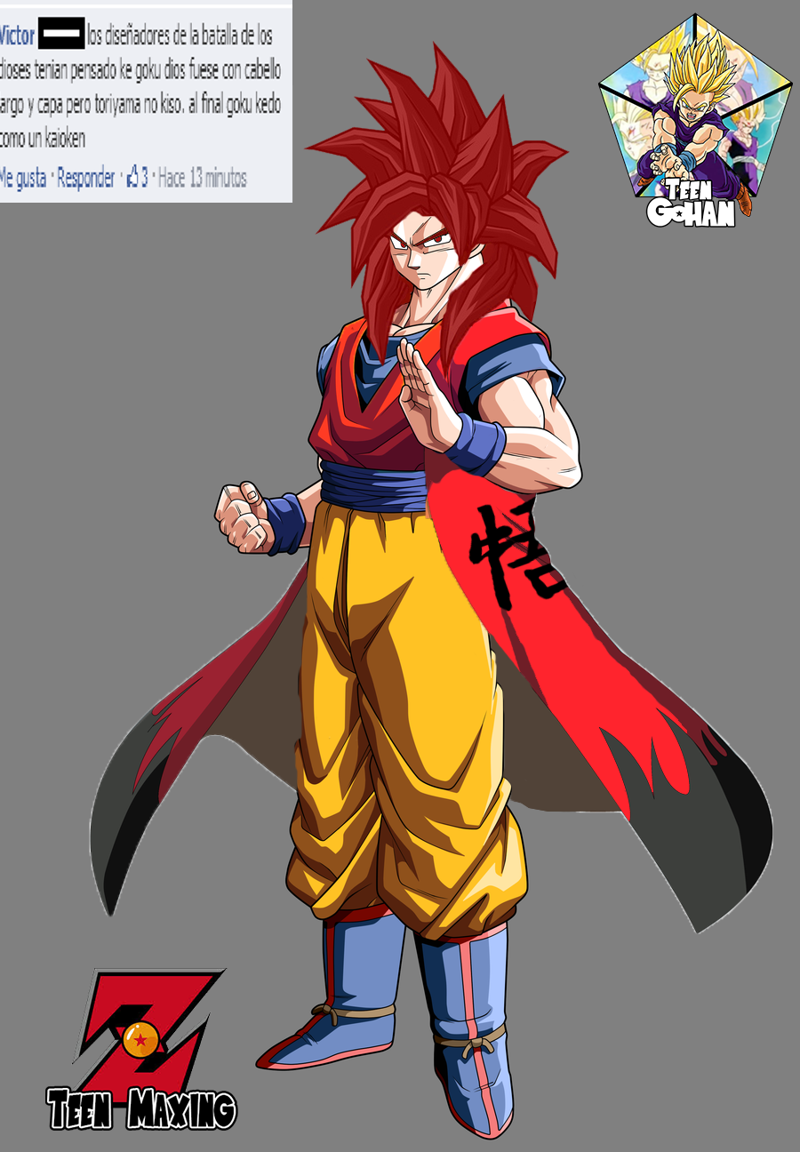 Dragon Ball Z Goku God/Dios V2 - Fan Art by TeenMaxing on DeviantArt Dragon Ball Z Goku God/Dios V2 - Fan Art by TeenMaxing on DeviantArt