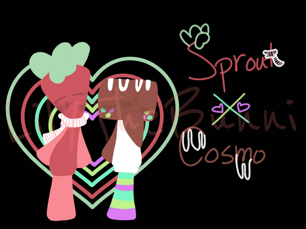 Cosmo85 Sprout x Cosmo NO OUTLINES by LilyTheBunni on DeviantArt