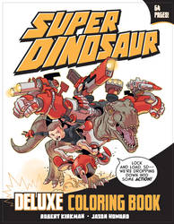 Super Dinosaur Coloring Book Cover