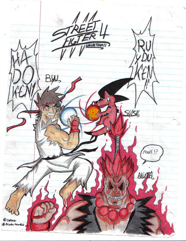Slash meets Ryu by MasterDM90 on DeviantArt
