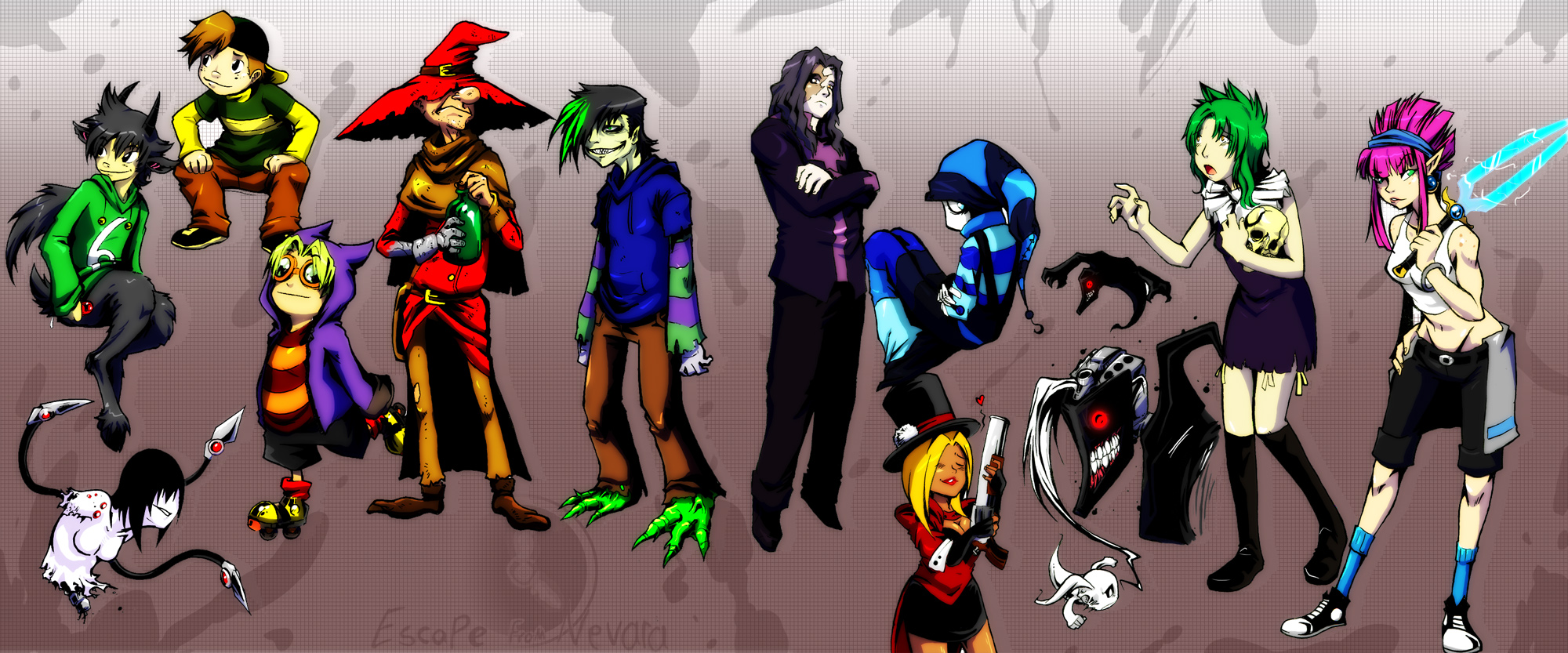 Eff Character EfN: Character Select by BlackHarpyGoddess on DeviantArt