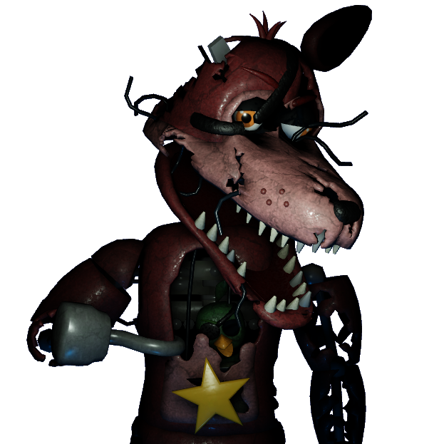 SHATTERED ROCKSTAR FOXY by glamrocknightbear on DeviantArt