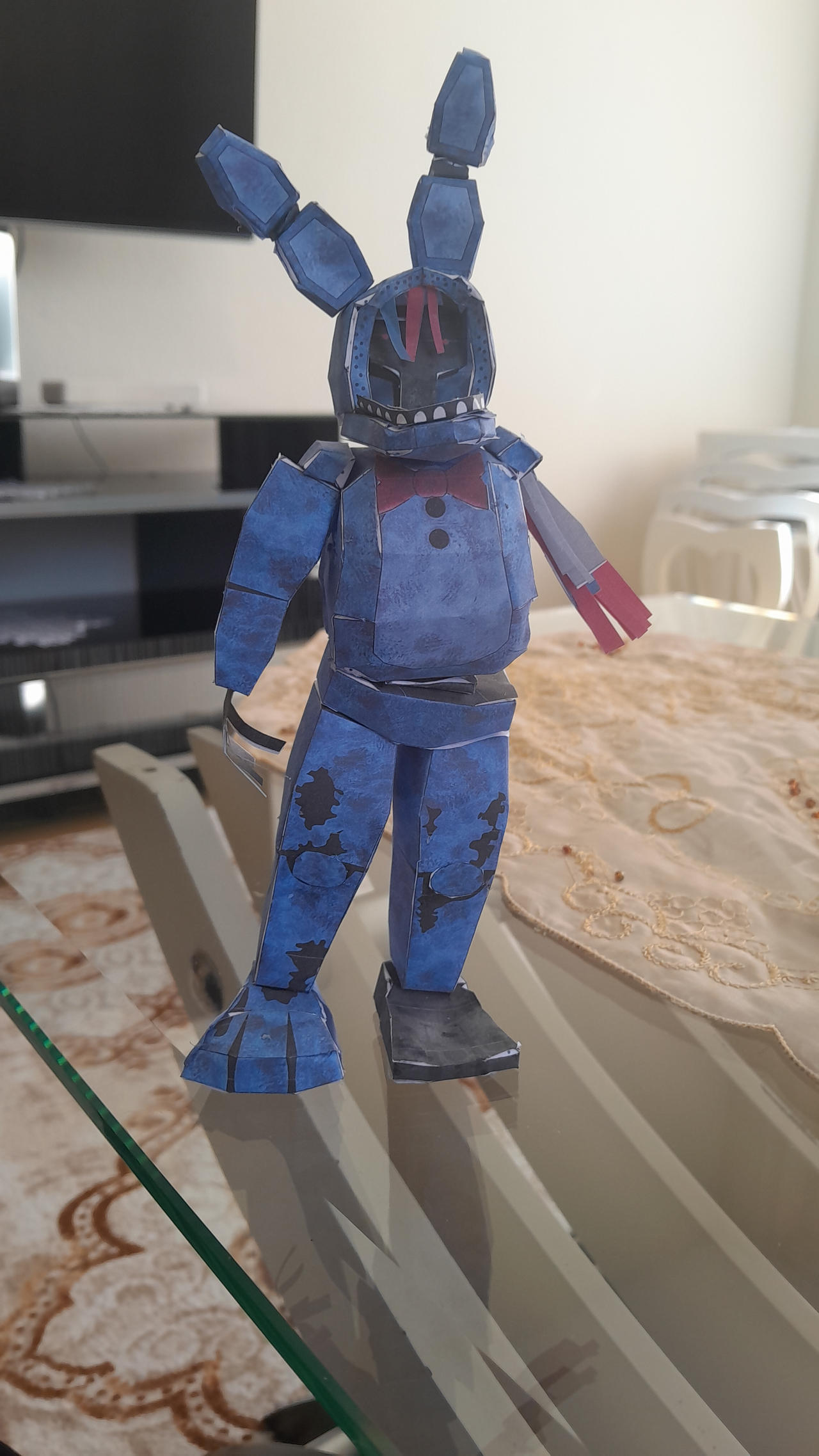 WITHERED BONNIE PAPERCRAFT By Glamrocknightbear On DeviantArt withered-bonnie-papercraft-by-glamrocknightbear-on-deviantart