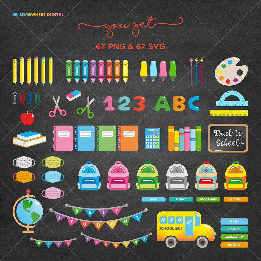 Back To School Clipart By Danieladenny On Deviantart Back To School Clipart By Danieladenny On Deviantart