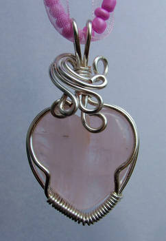 Rose Quartz Heart