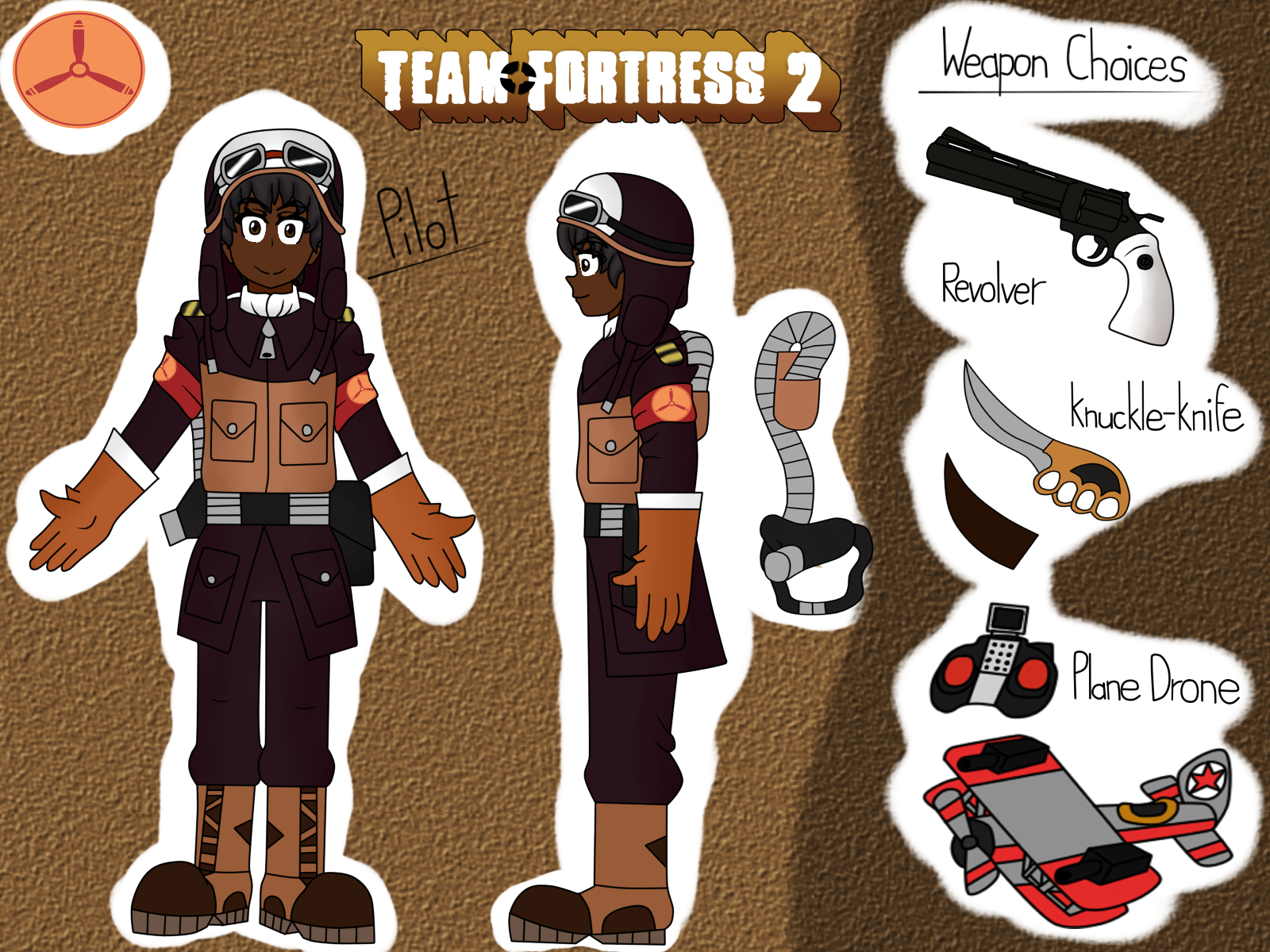 TF2 OC- Pilot's new design (NEW REF SHEET) by Pilotking on DeviantArt