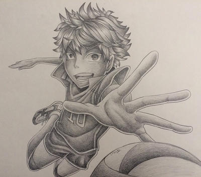 Hinata: Haikyuu!! by Stanglass on DeviantArt