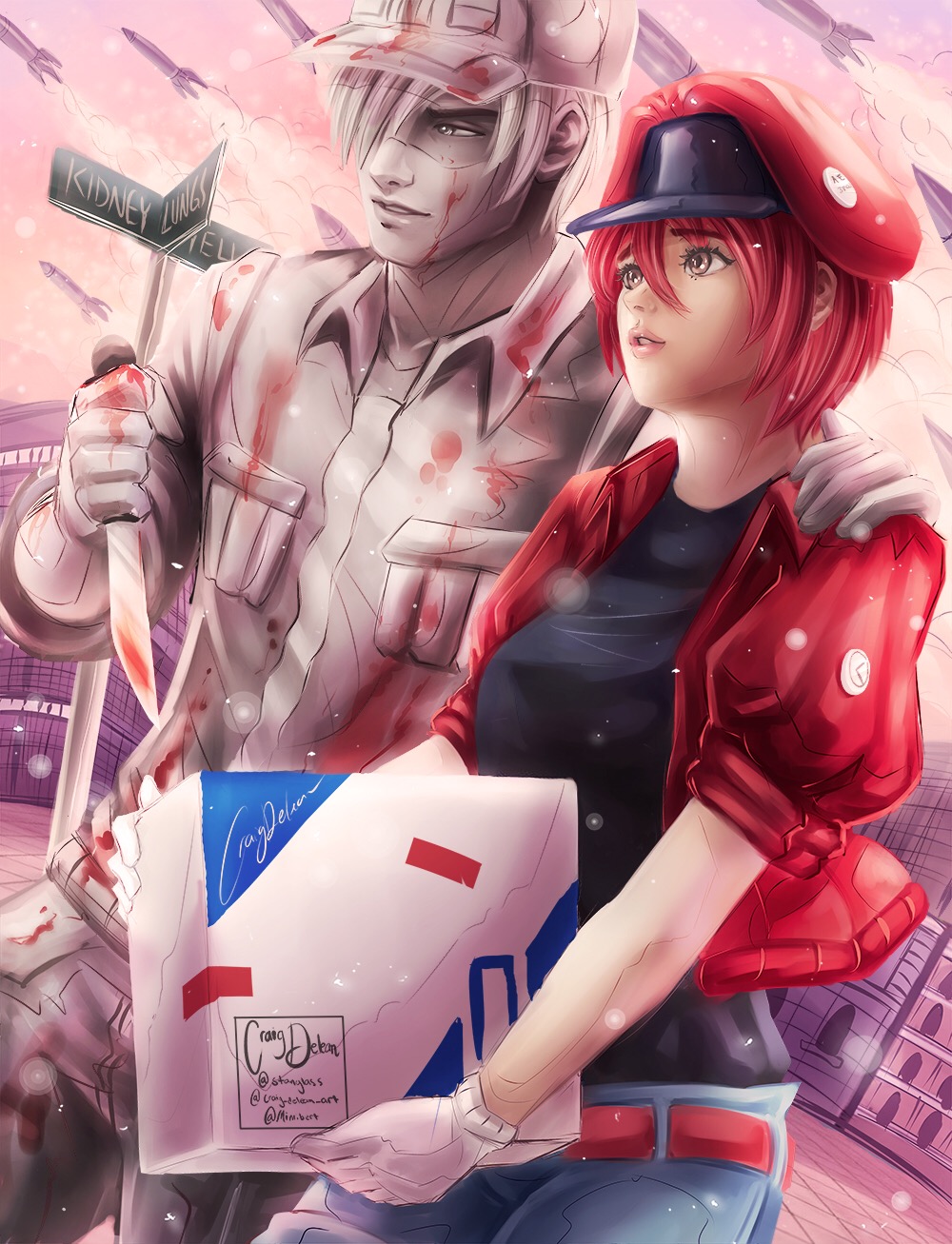 Cells At Work! - White Blood Cell by KrystalSxxx on DeviantArt