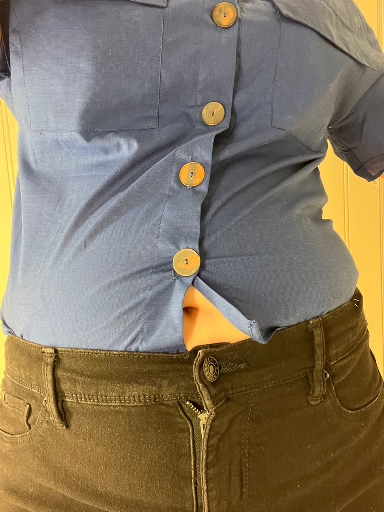 Button-Up Request by TheBellyGirl on DeviantArt