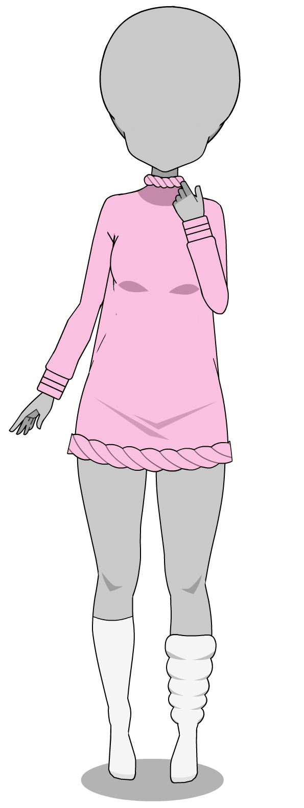 [[KISEKAE ~ pink sweater]]