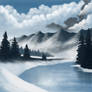 Blue Winter (Bob Ross)