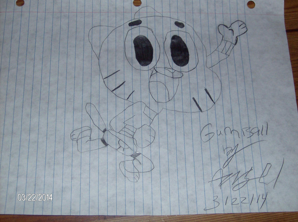 Gumball drawing by demonlovers on DeviantArt