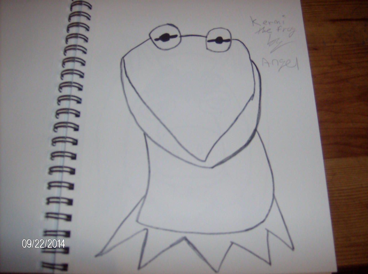 Kermit the frog drawing