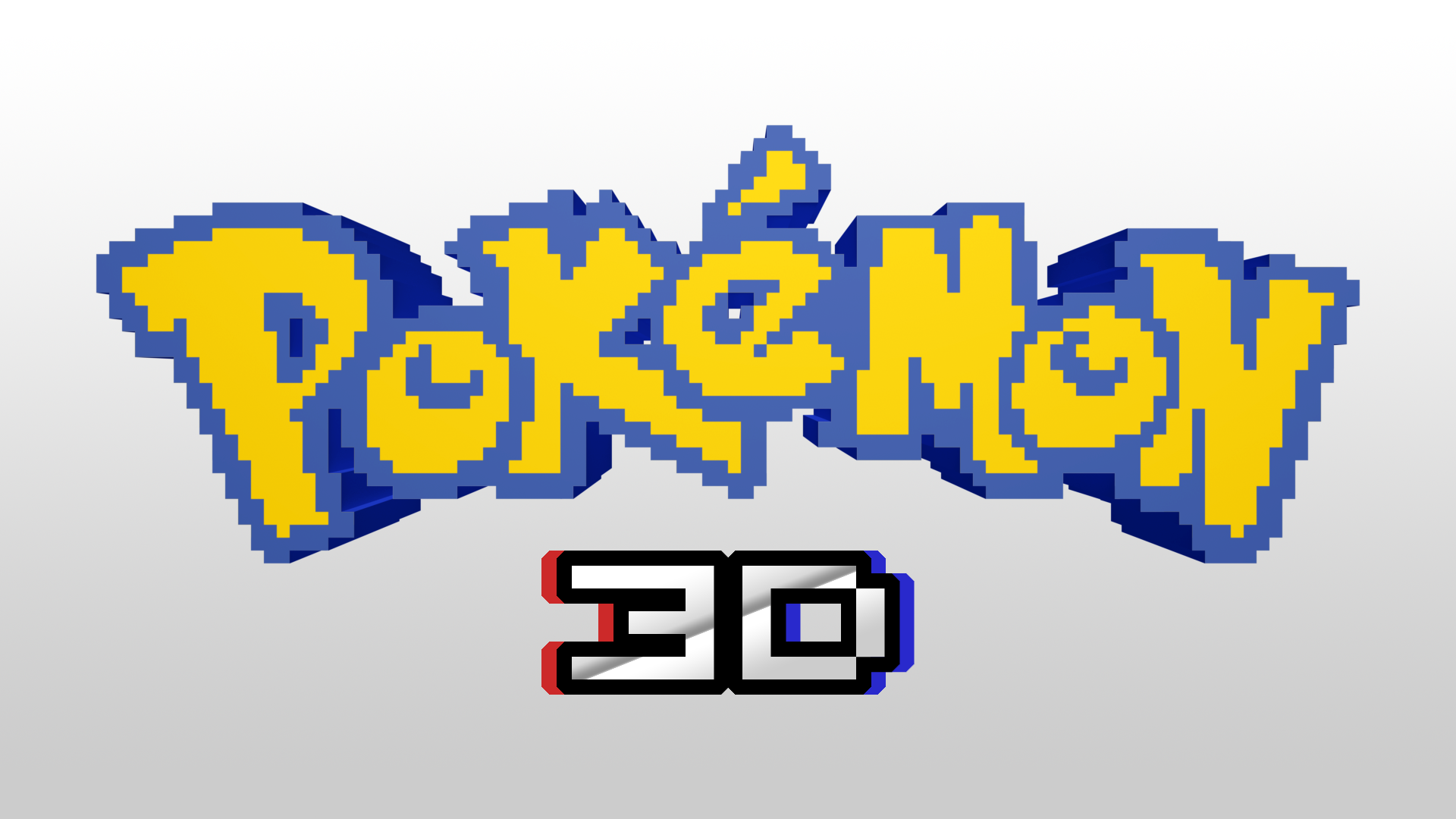 Pokemon 3D Logo Concept