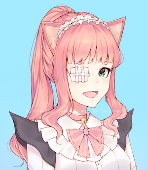 Commission: Pink maid