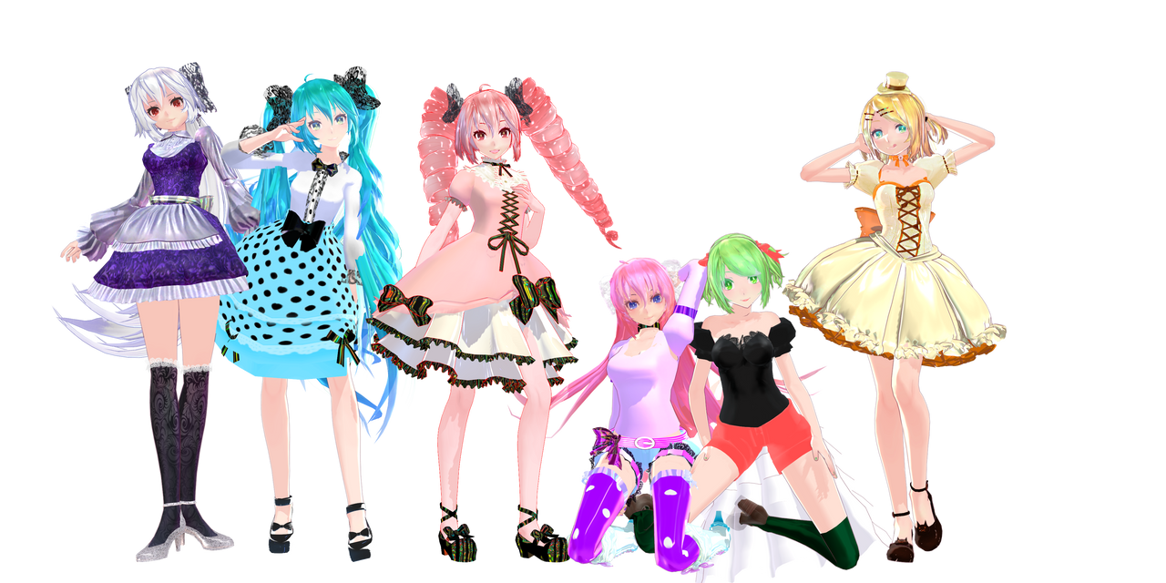 Tda Models TDA Cute Models DL by StressaSan on DeviantArt