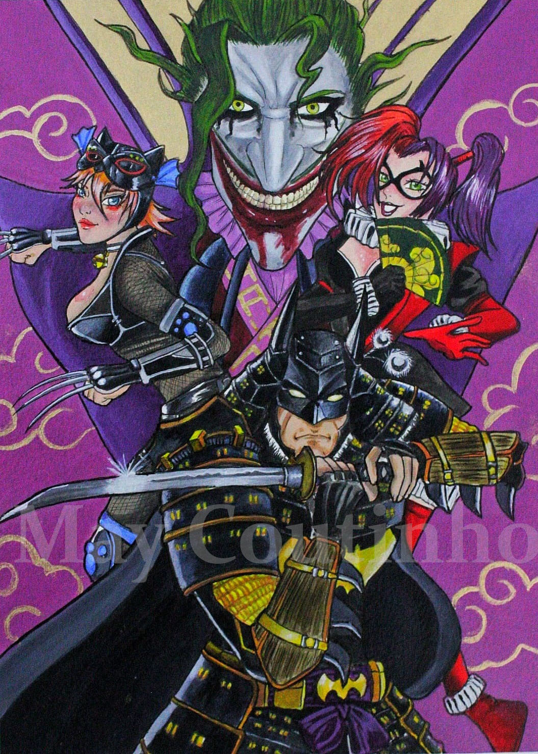 Batman Ninja by MayCoutinho on DeviantArt Batman Ninja by MayCoutinho on DeviantArt