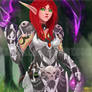 Commission: Female Blood Elf Affliction Warlock