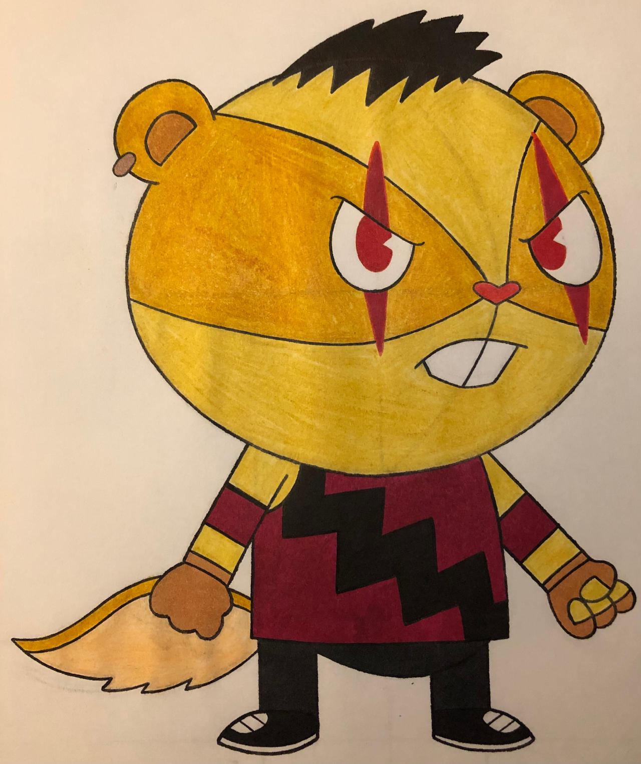 (HTF OC) Crimson the Badger by JohnWyldstylehtf on DeviantArt
