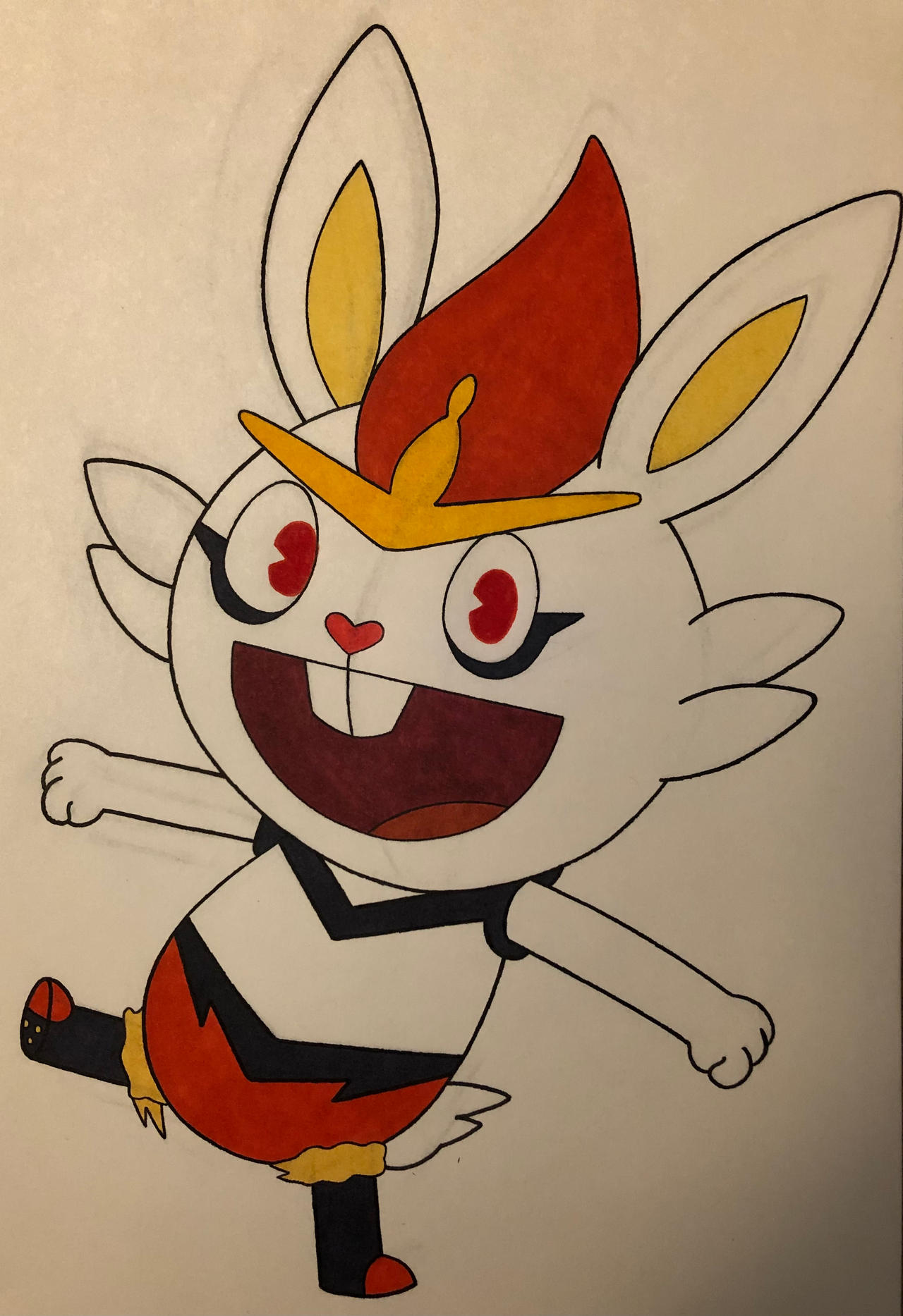 Cinderace in HTF style by JohnWyldstylehtf on DeviantArt