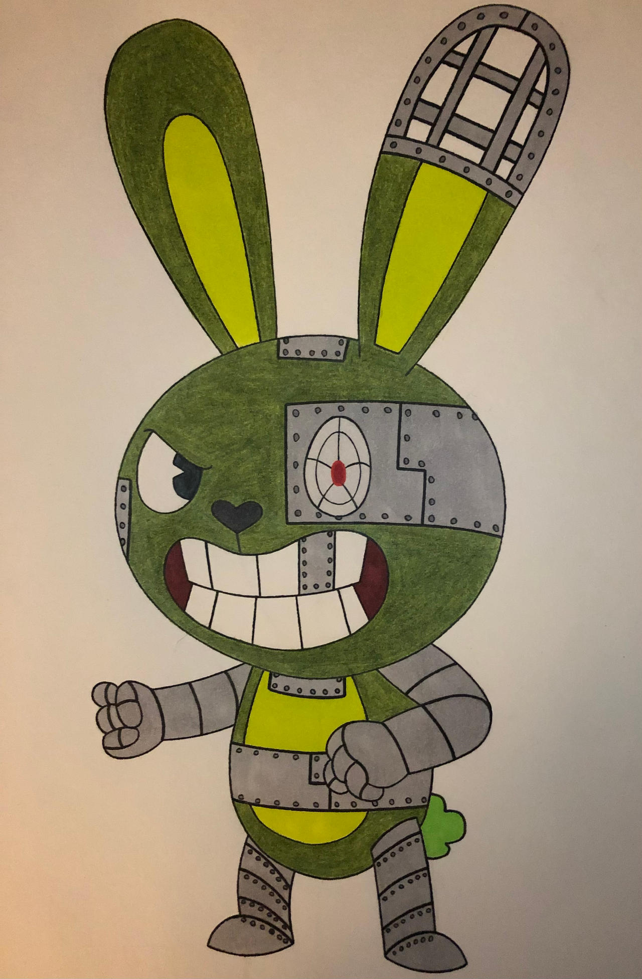 (New HTF OC) Drucus the Cyborg Rabbit by JohnWyldstylehtf on DeviantArt