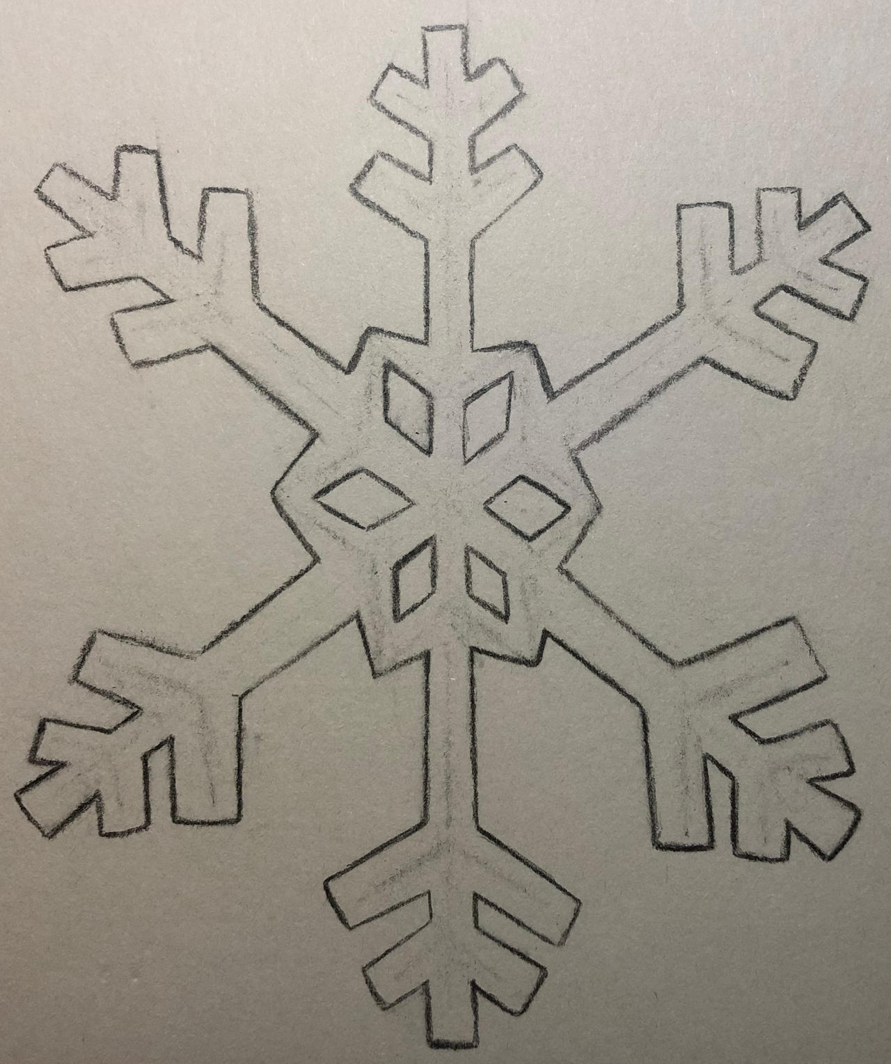 Snowflake drawing by JohnWyldstylehtf on DeviantArt