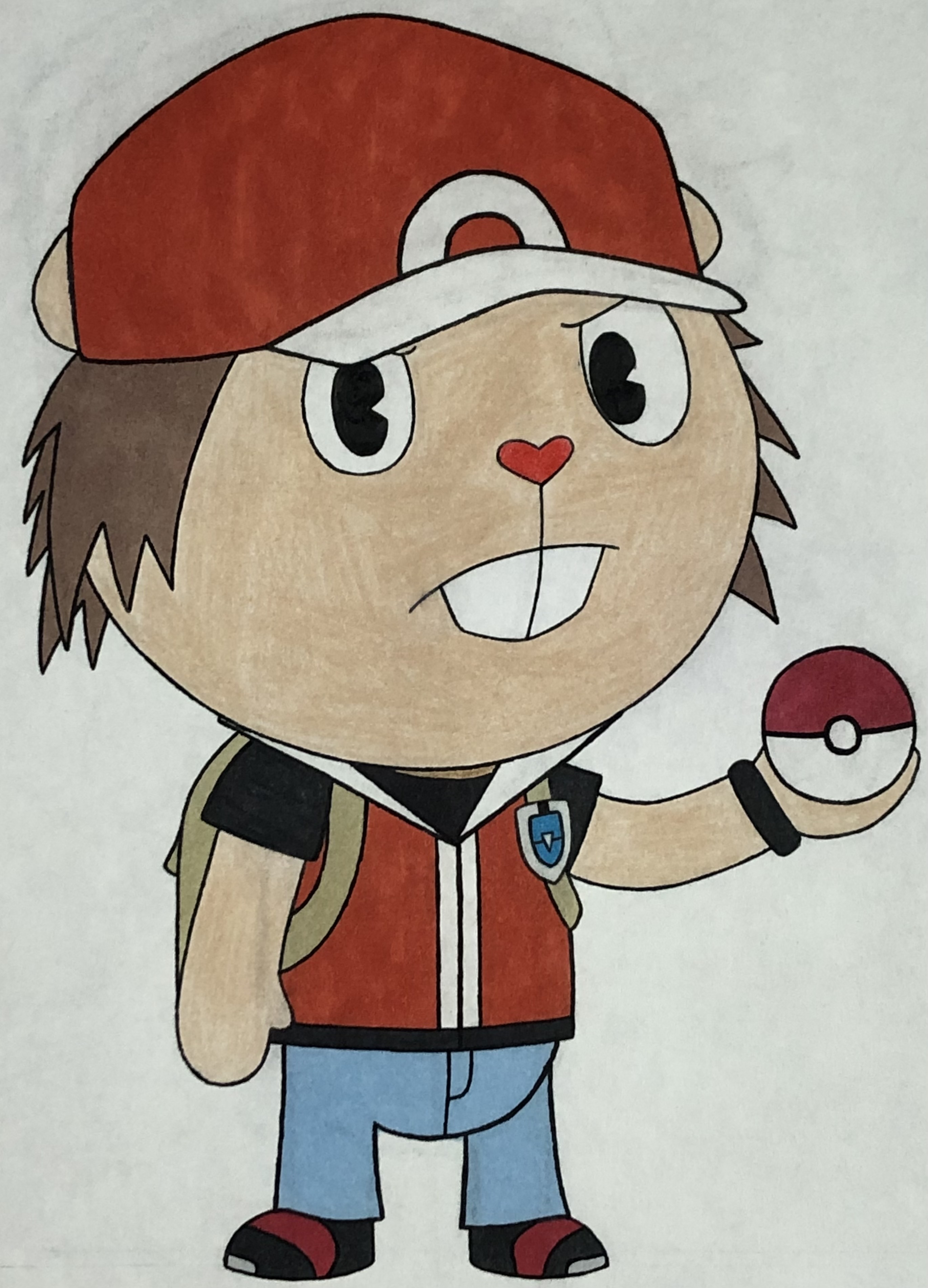 (Commission) Red in HTF style by JohnWyldstylehtf on DeviantArt