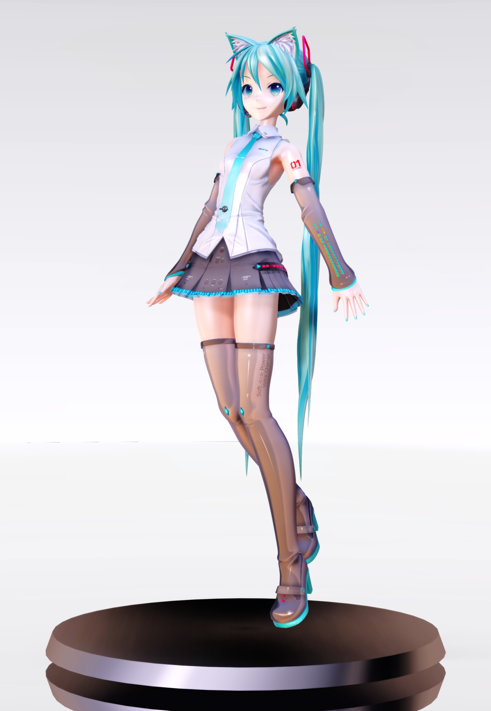 Mmd Figure MMD Hatsune Miku V4X Neko Figure by dendewa on DeviantArt