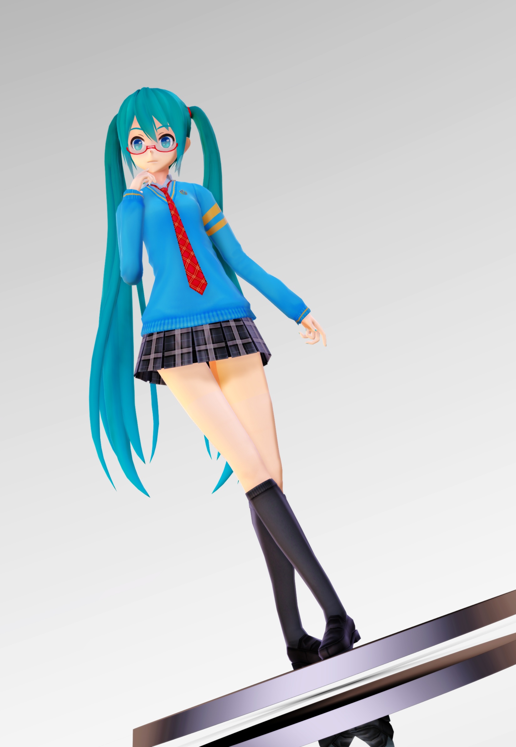 Mmd Figure MMD Hatsune Miku Deep Blue Sky Figure by dendewa on DeviantArt