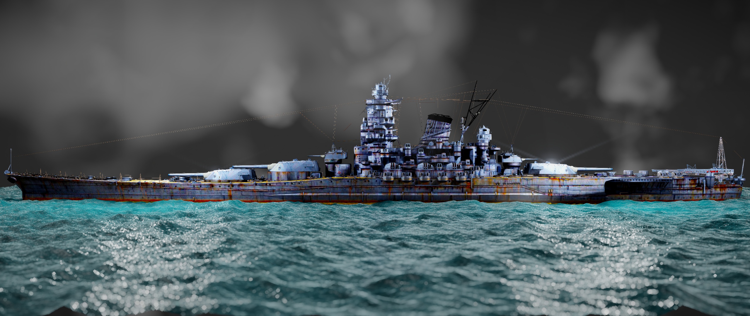 Ijn Deviantart IJN BB YAMATO 3 by dendewa on DeviantArt