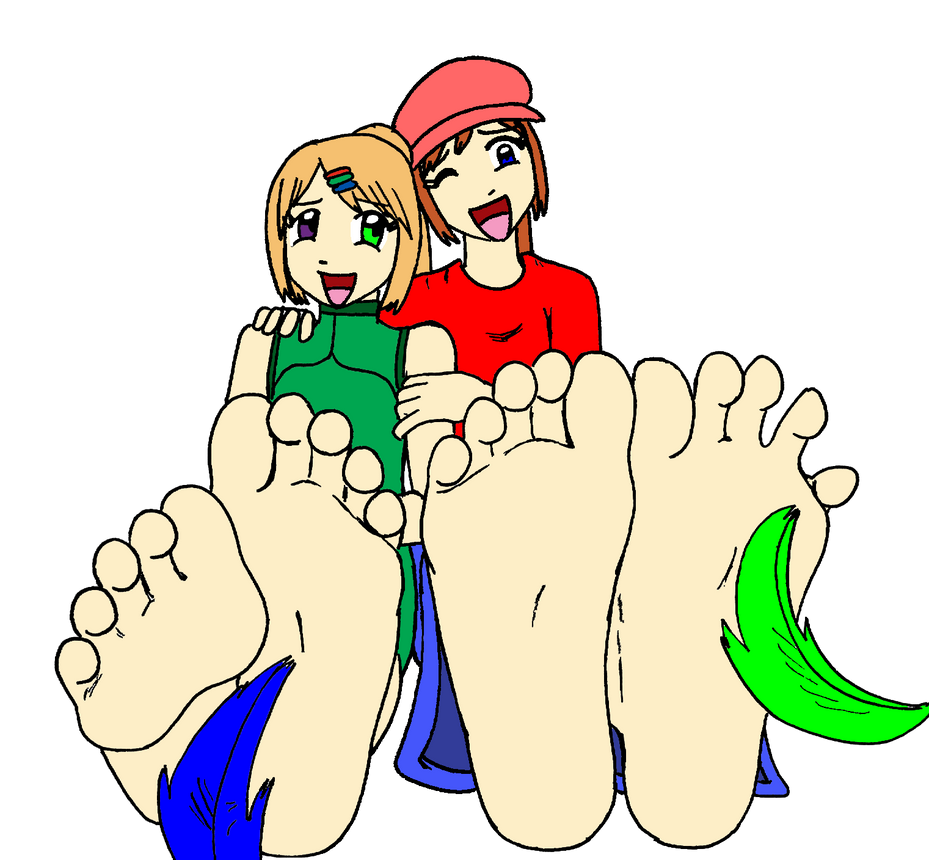 Feather and Saphira Tickle Fun by Naga-Asura on DeviantArt.