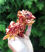 Phoenix sculpture - Firebird figurine