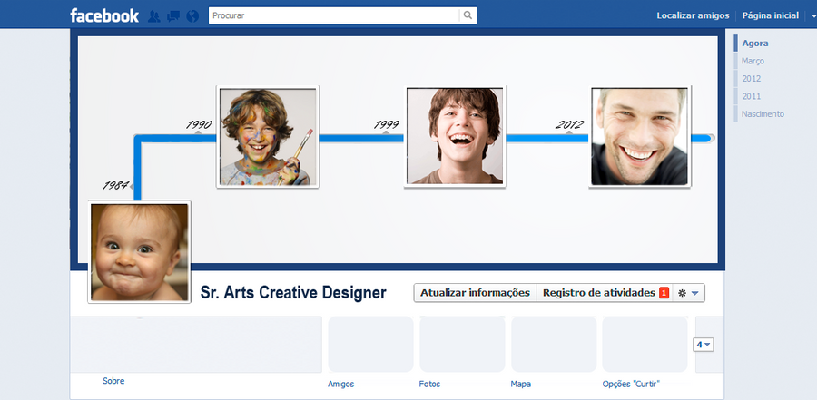 Template Facebook Timeline FREE by MarcosRenatoDesign