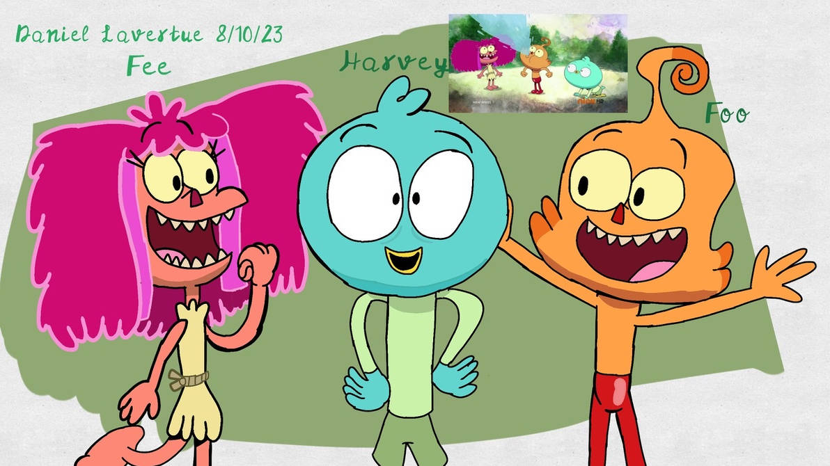 Harvey Fee And Foo From Harvey Beaks By DanielTheDrawningGuy On harvey-fee-and-foo-from-harvey-beaks-by-danielthedrawningguy-on