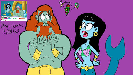 King Neptune and Queen Amphitrite (From Spongebob) by DanielTheDrawningGuy