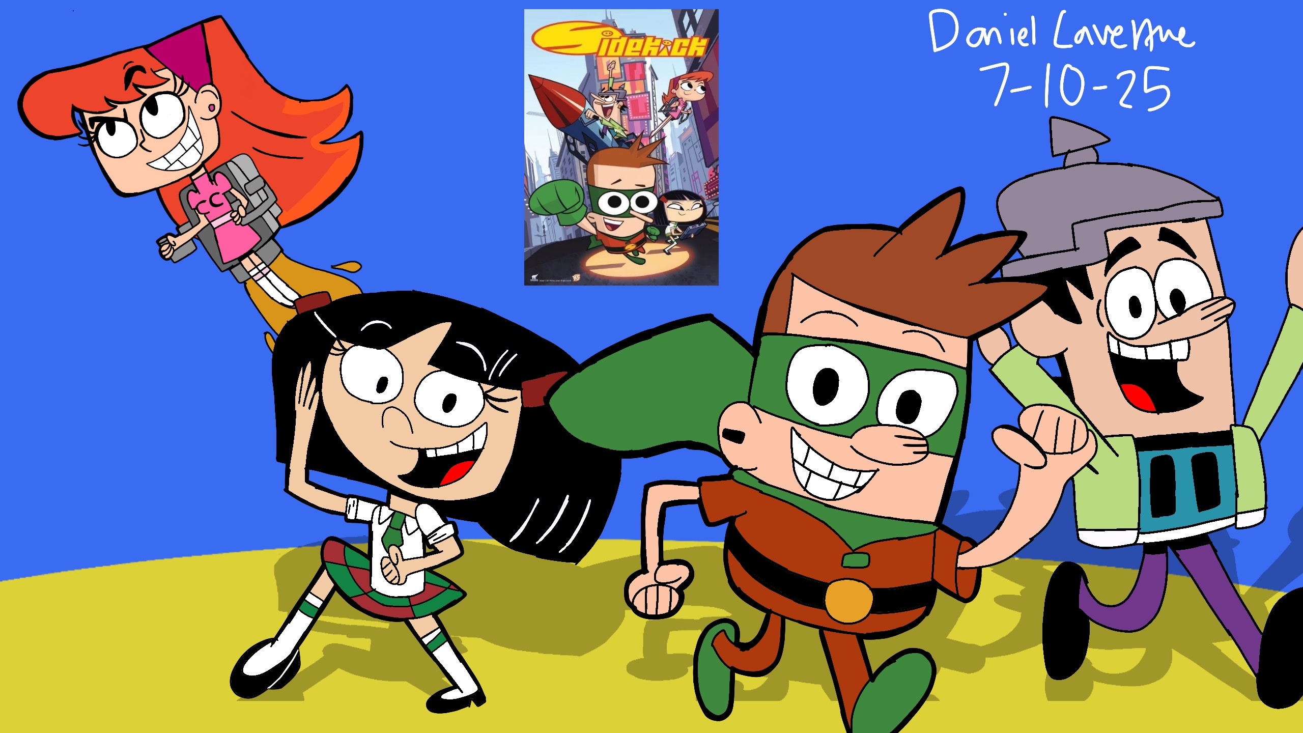 Deviantart Sidekick The Cast of Sidekick by DanielTheDrawningGuy on DeviantArt