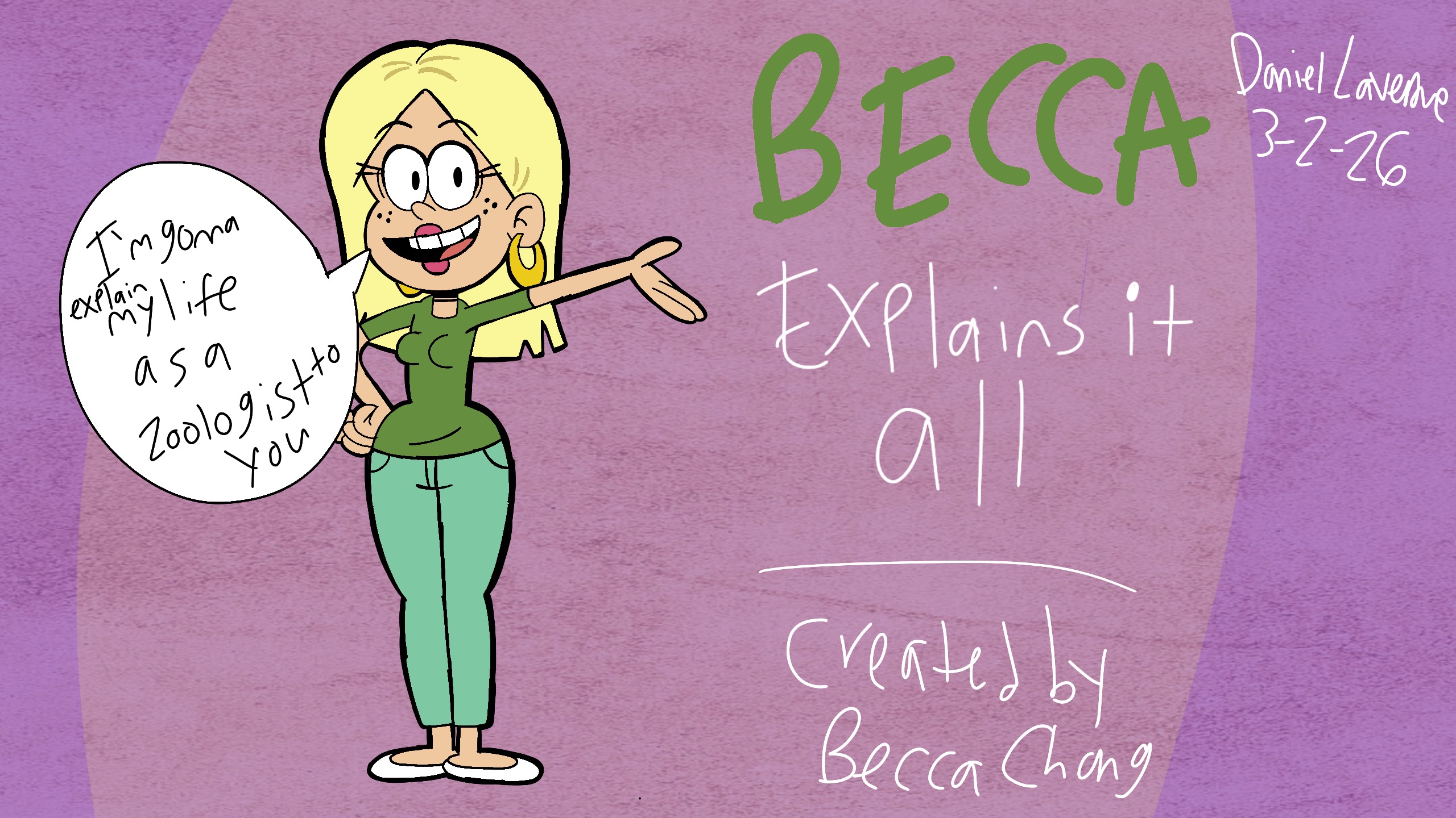 Becca Chang getting her own show