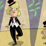 Lola and Rita tap dancing together