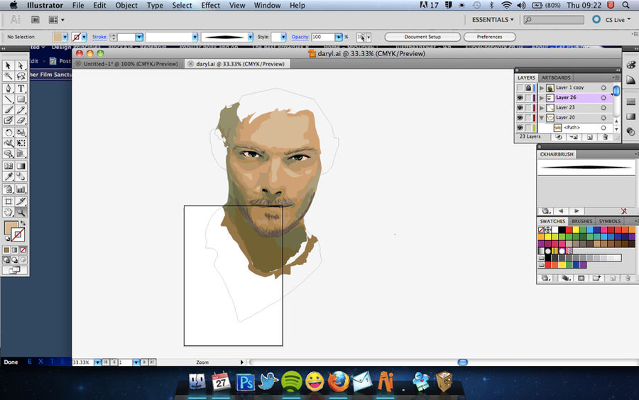 daryl dixon vector WIP by sleepinggiants on DeviantArt