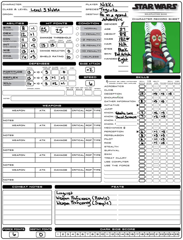 Star Wars SAGA Character Sheet 1 By Desi Doll On DeviantArt star-wars-saga-character-sheet-1-by-desi-doll-on-deviantart